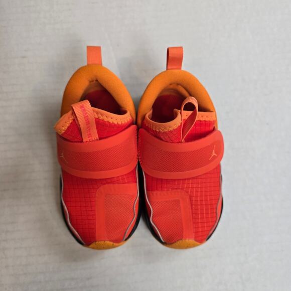 Nike Air Jordan 23/7 TD Sneakers Size 7C Team Orange Mandarin Black DQ9294-800 - Picture 2 of 5